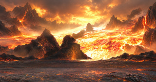 DMUL-volcano wallpaper