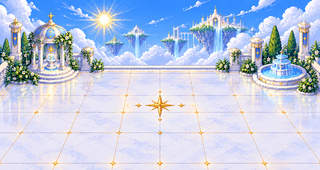 Celestial Sky Court wallpaper