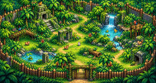 Jungle Sanctuary wallpaper