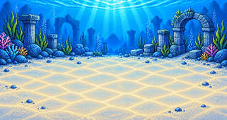 Underwater Ruins Arena wallpaper