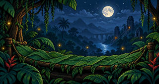 Jungle Hammock wallpaper