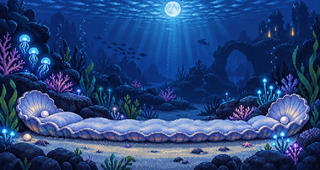 Underwater Palace wallpaper
