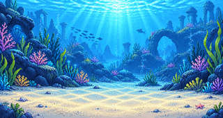 Underwater Ruins wallpaper