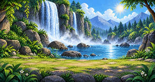 Waterfalls wallpaper